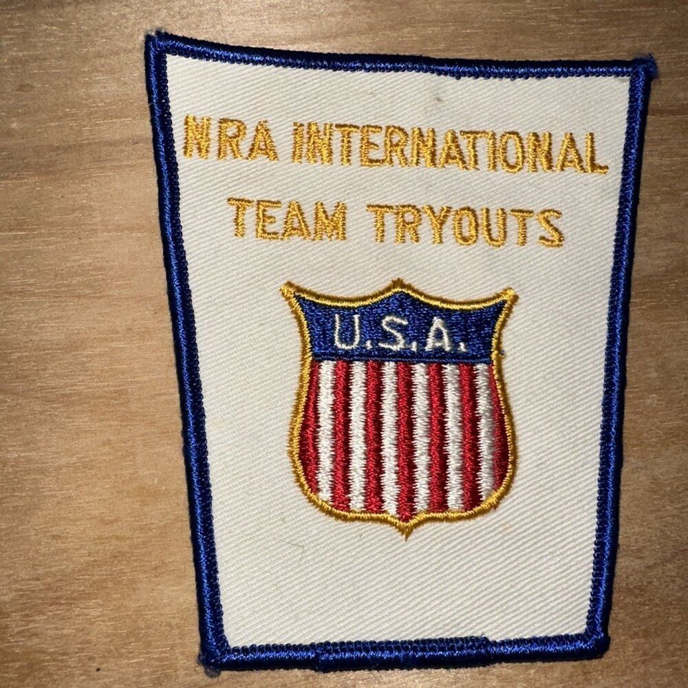NRA International Team Tryouts USA  National Rifle Association Patch Hat Jacket